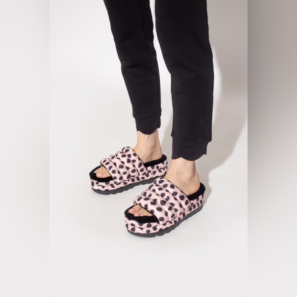 UGG | Shoes | Nwot Ugg Maxi Slide Cheetah Print Size 7 
